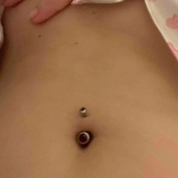 SET A-4 Pcs CZ Multicolored Belly Rings Stainless Steel 16g NWT - Picture 14 of 15